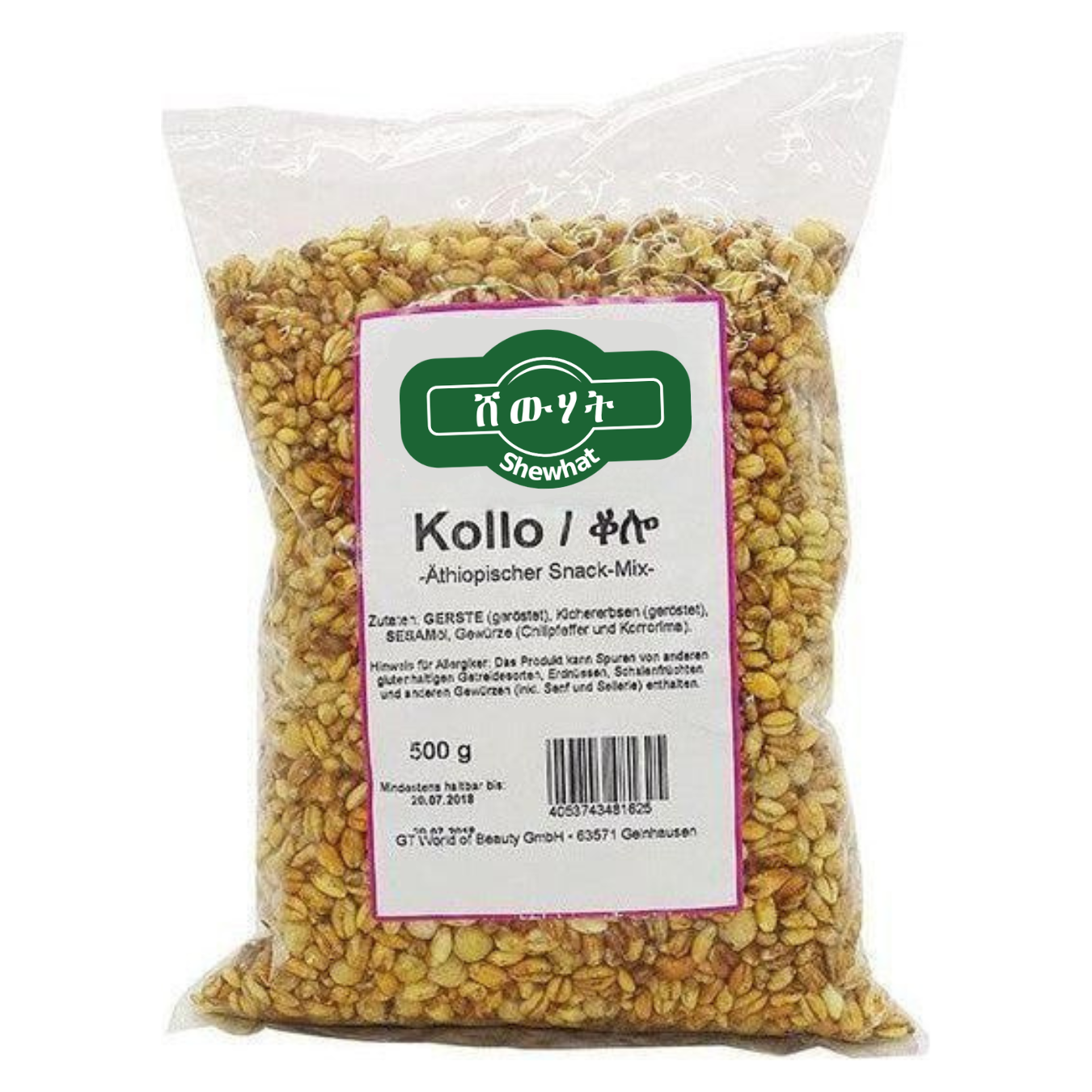 Shewhat Kollo Äthiopischer Snack - Mix 500g - gtwtoporld.com