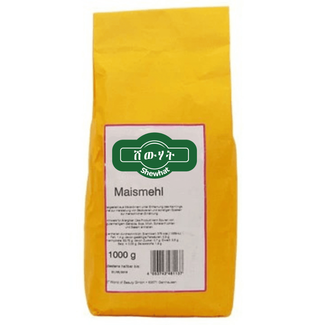 Shewhat Maismehl Yellow 1kg - gtwtoporld.com