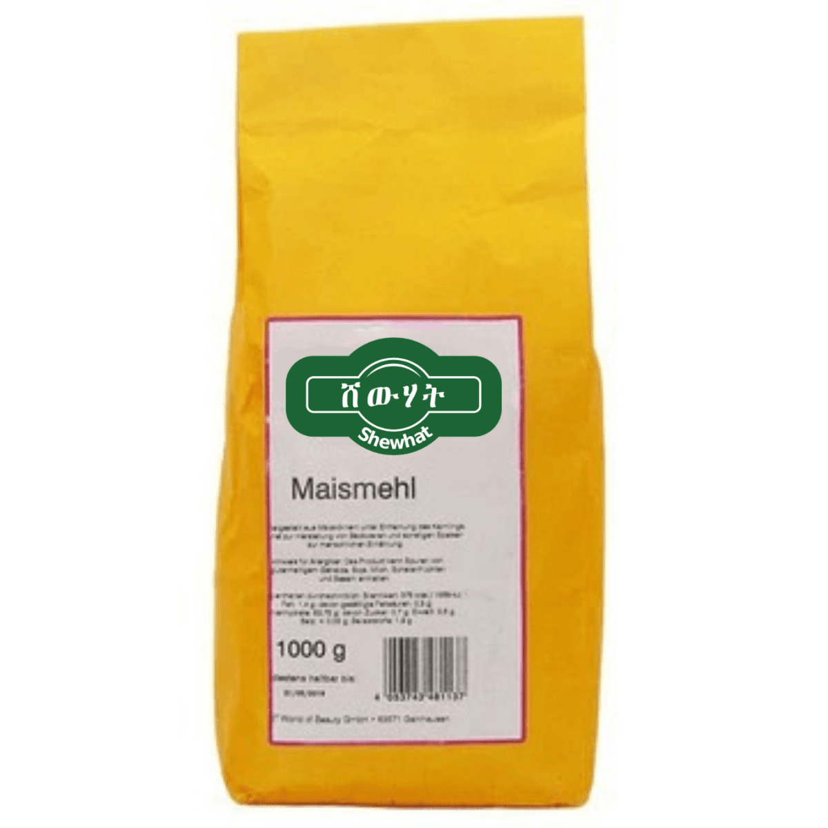 Shewhat Maismehl Yellow 1kg - gtwtoporld.com