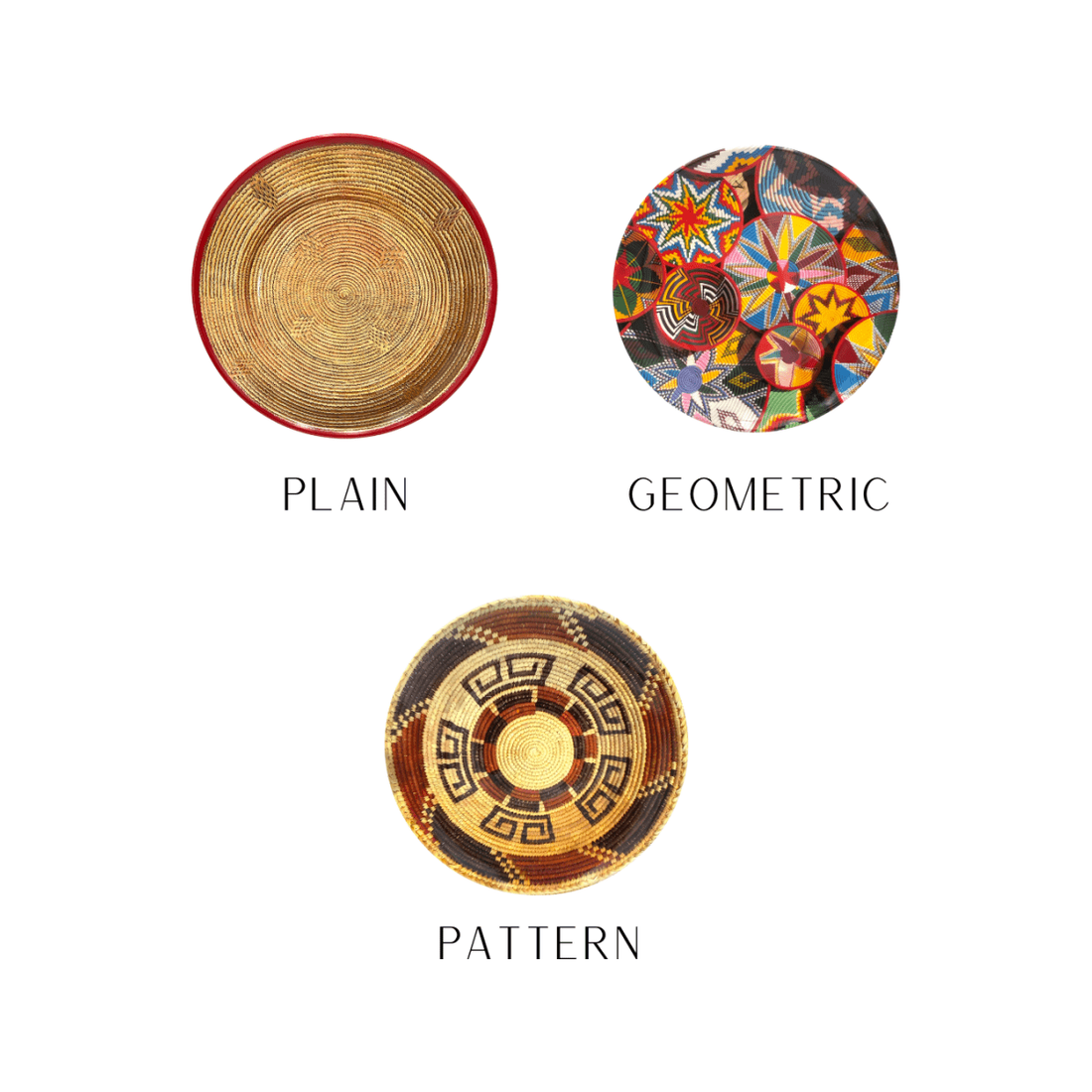 Shewhat Melamine platter tray 16inch A3 Traditional Plain/Geometric Motifs/Pattern - gtwtoporld.com