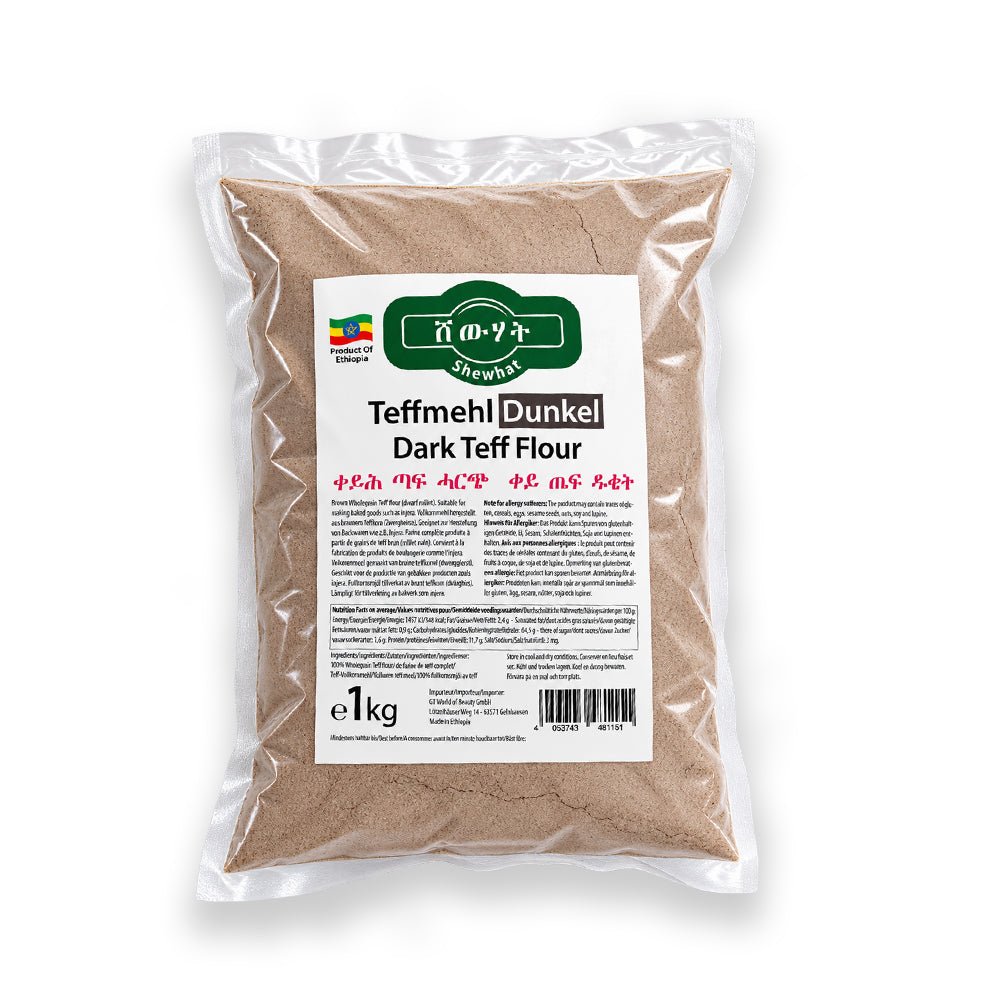 Shewhat Teffmehl Dunkel/Dark ET 1kg - gtwtoporld.com