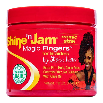 Shine - n - Jam - Magic Fingers Gel for Braids 8/16 OZ - gtwtoporld.com