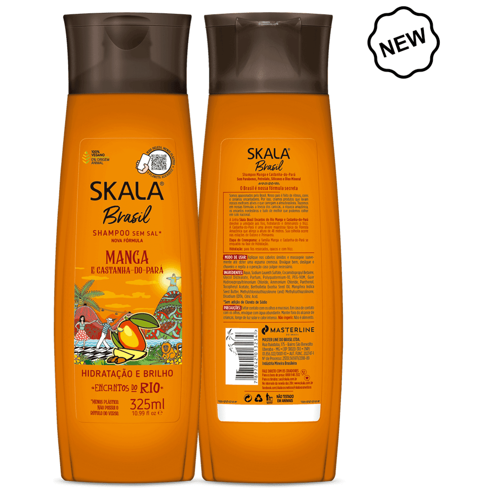 Skala Brasil Castanha Do Para Shampoo Manga 325ml - gtwtoporld.com