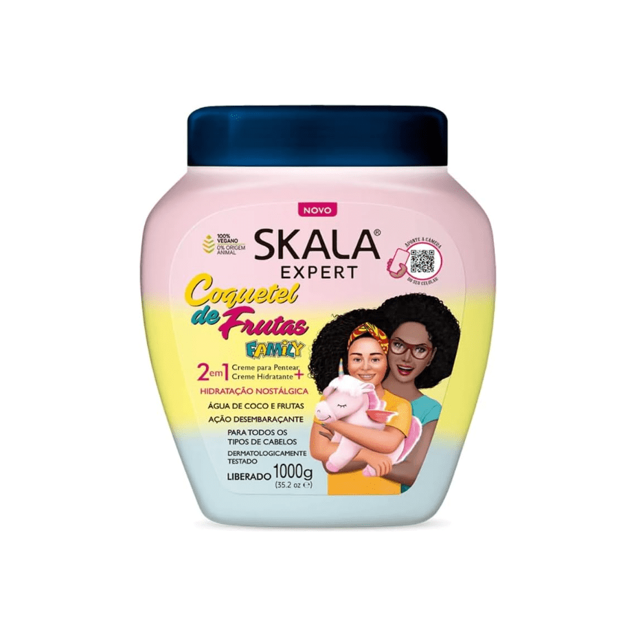 SKALA Coquetel de Frutas Hair Cream Hair Treatment Conditioning (1000g) - gtwtoporld.com