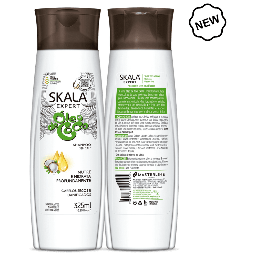 Skala Expert Oleo de Coco Shampoo 325ml - gtwtoporld.com