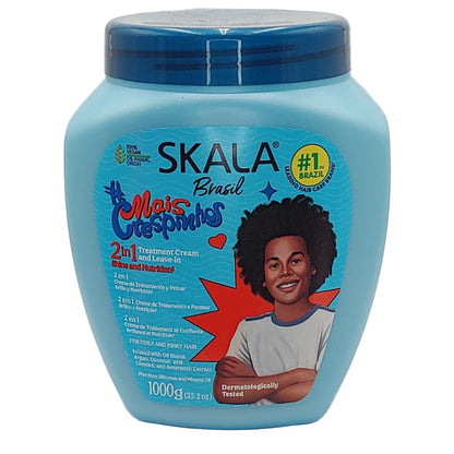 Skala Mais Crespinhos 2IN 1 Treatmenat Cream &amp; Leave - in 1000m - gtwtoporld.com