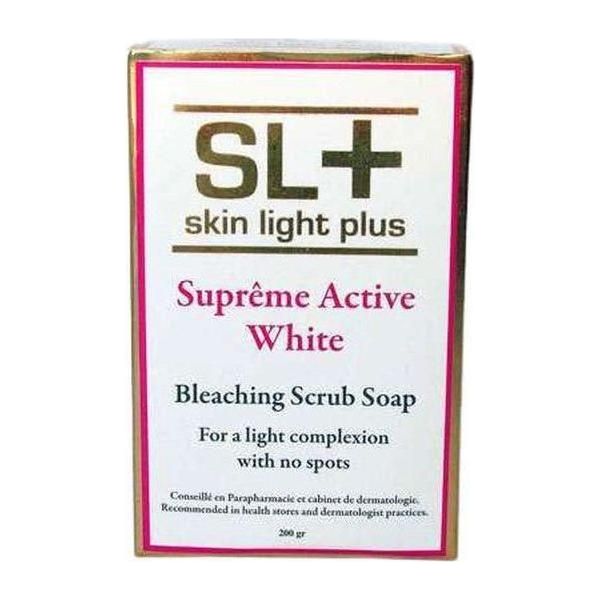 Skin Light Plus Supreme Aktiv Weiß Bleaching Peeling - Seife 200g - gtwtoporld.com
