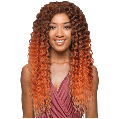 Sleek Noble Gold 100% Premium Synthetic Hair 1 Pack with Lace Closure Big Water Weave - gtwtoporld.com