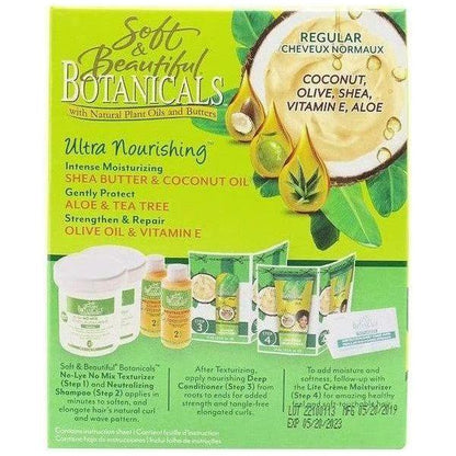 Soft and Beautiful Botanicals No - Lye No Mix Texturizer Regular 2 Applications - gtwtoporld.com