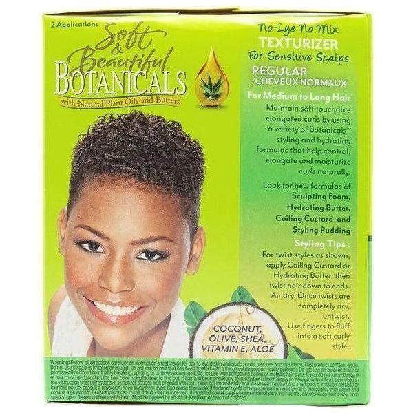 Soft and Beautiful Botanicals No - Lye No Mix Texturizer Regular 2 Applications - gtwtoporld.com