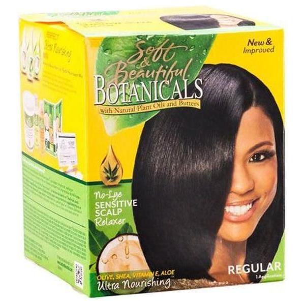 Soft and Beautiful Botanicals No - Lye Sensitive Kopfhaut - Relaxer Regular - gtwtoporld.com