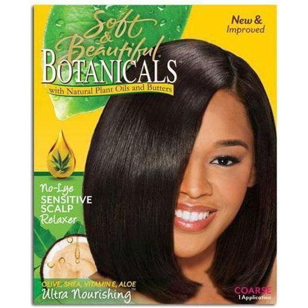 Soft and Beautiful Botanicals No - Lye Sensitive Scalp Relaxer Coarse - gtwtoporld.com