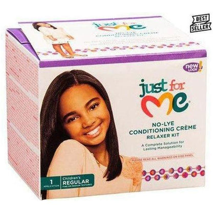Soft and beautiful just for me! No - Lye Conditioning Creme Relaxer Kit Regular - gtwtoporld.com