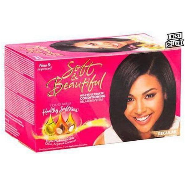 Soft and Beautiful No Lye Ultimate Conditioning Relaxer System Regular - gtwtoporld.com