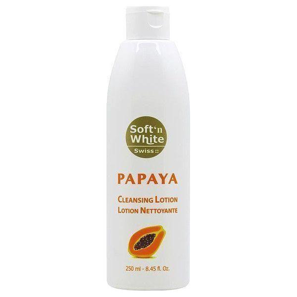 Soft &amp; White Swiss Papaya Cleansing Lotion 250ml - gtwtoporld.com
