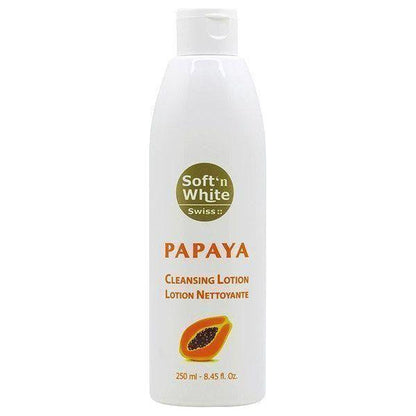Soft &amp; White Swiss Papaya Cleansing Lotion 250ml - gtwtoporld.com