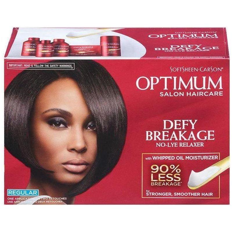 SoftSheen Carson Optimum Care Salon Collection No Lye Relaxer 1 Application, Regular - gtwtoporld.com