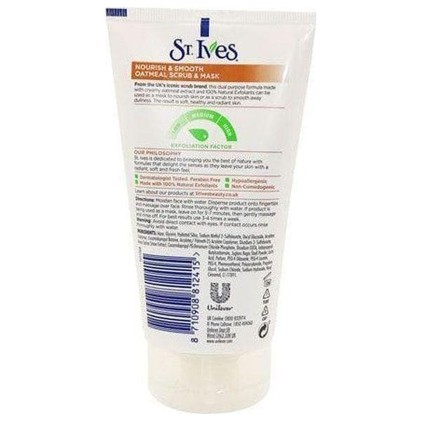 St. Ives Nourish &amp; Smooth Oatmeal Scrub &amp; Mask 150ml - gtwtoporld.com