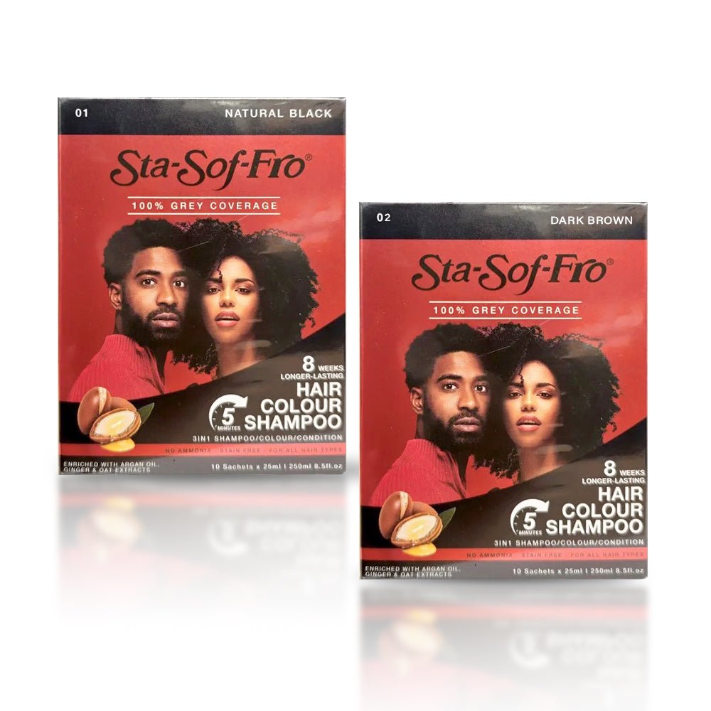 Sta Sof Fro Hair Color Shampoo 25ml x10 sachets - gtwtoporld.com