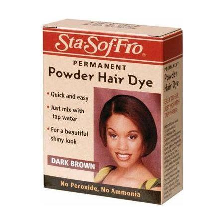 Sta - Sof - Fro Powder Hair Dye - Dark Brown - gtwtoporld.com