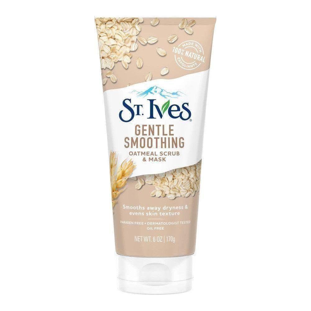 St.Ives Gentle Smoothing Oatmeal Scrub &amp; Mask 6 Oz - gtwtoporld.com