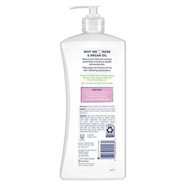 St.Ives Rose and Argan Oil Smoothing Body Lotion 621ml - gtwtoporld.com