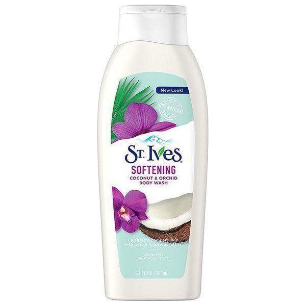 St.Ives Softening Coconut &amp; Orchid Body Wash 709ml - gtwtoporld.com