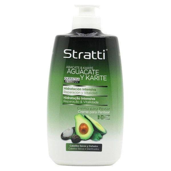 Stratti Combing Cream Avocado And Shea Butter 300Ml - gtwtoporld.com