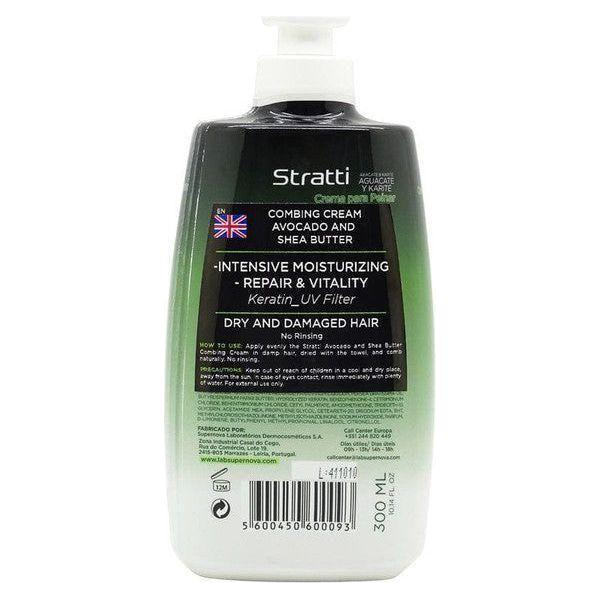 Stratti Combing Cream Avocado And Shea Butter 300Ml - gtwtoporld.com
