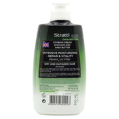 Stratti Combing Cream Avocado And Shea Butter 300Ml - gtwtoporld.com