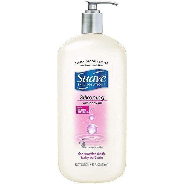 Suave Silkening Body lotion with Baby Oil 946ml - gtwtoporld.com