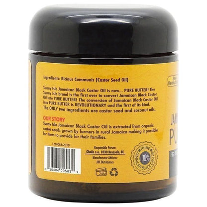 Sunny Isle Jamaican Black Castor Oil Pure Butter 118ml - gtwtoporld.com