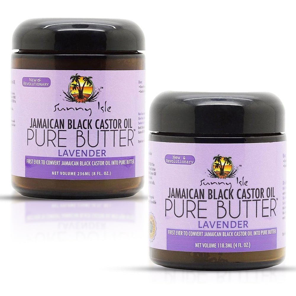 Sunny Isle Jamaican Black Castor Oil Pure Butter Lavender 118/236ml - gtwtoporld.com