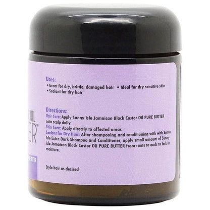 Sunny Isle Jamaican Black Castor Oil Pure Butter Lavender 118ml - gtwtoporld.com
