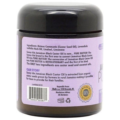 Sunny Isle Jamaican Black Castor Oil Pure Butter Lavender 118ml - gtwtoporld.com
