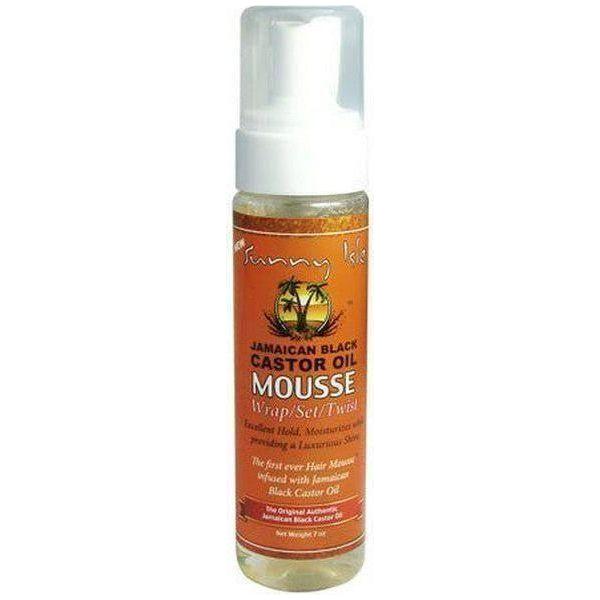 Sunny Isle Jamaican Castor Oil Mousse, Wrap/Set/ Twist 207ml - gtwtoporld.com