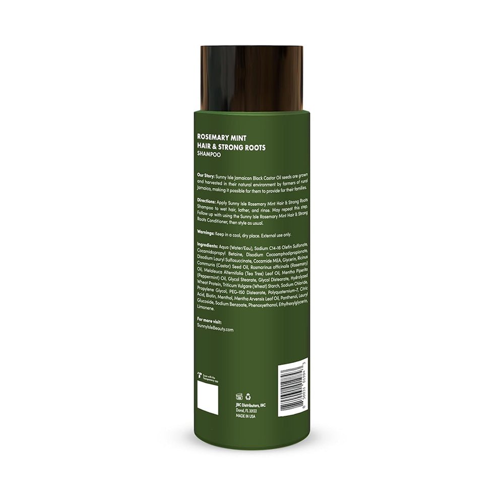 Sunny Isle Rosemary Mint Hair &amp; Strong Roots Shampoo 12oz - gtwtoporld.com