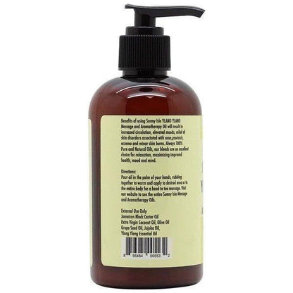 Sunny Isle Ylang Ylang Massage and Aromatherapy Oil 236ml - gtwtoporld.com