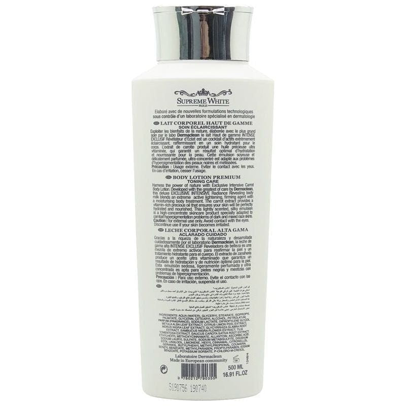 Supreme White Body Lotion Premium 500ml - gtwtoporld.com