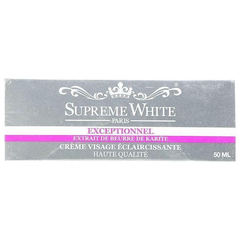 Supreme White Exceptional Shea Butter Extract Face Cream Toning 50ml - gtwtoporld.com