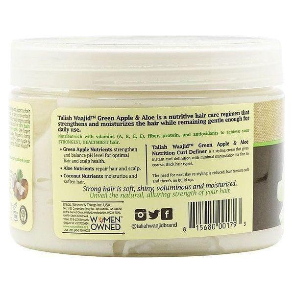 Taliah Waajid Green Apple &amp; Aloe with Coconut Nutrition Curl Definer 355ml - gtwtoporld.com