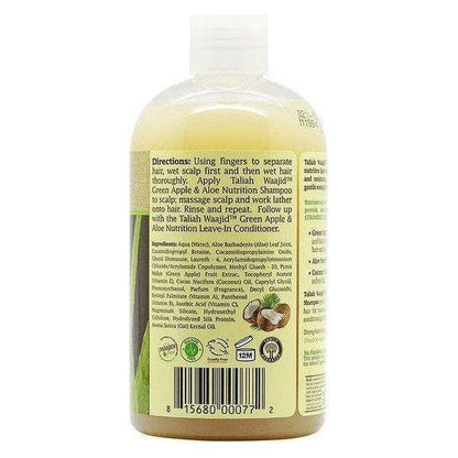 Taliah Waajid Green Apple &amp; Aloe with Coconut Nutrition Shampoo 355ml - gtwtoporld.com