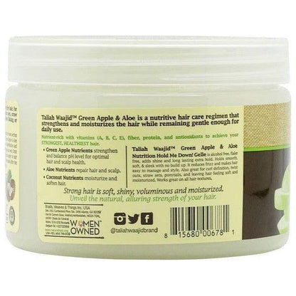 Taliah Waajid Green Apple with Coconut Nutrition Hold Me Down! Gelle 355ml - gtwtoporld.com