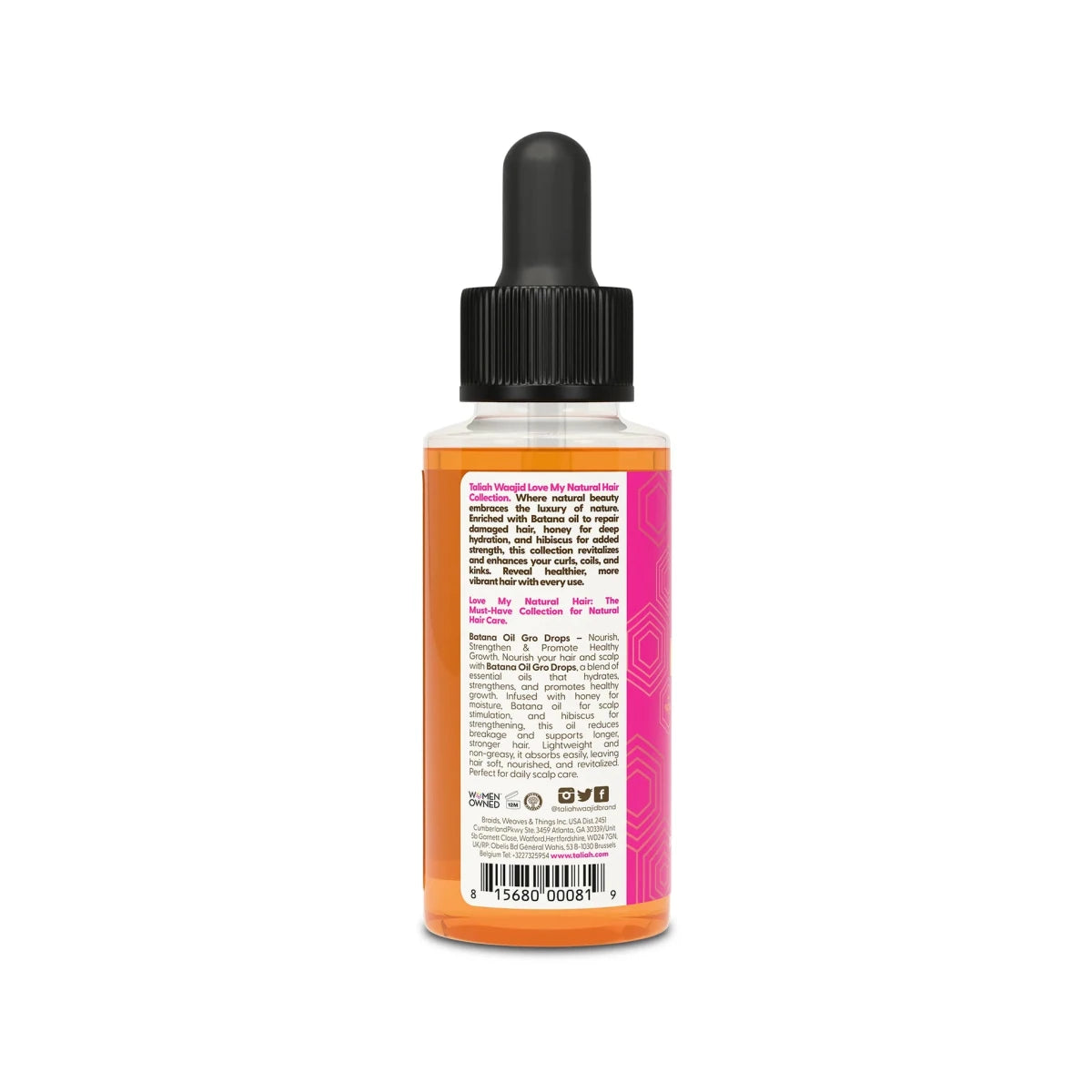 Taliah Waajid Love My Natural Hair Batana Oil Gro Drops 2oz - gtwtoporld.com