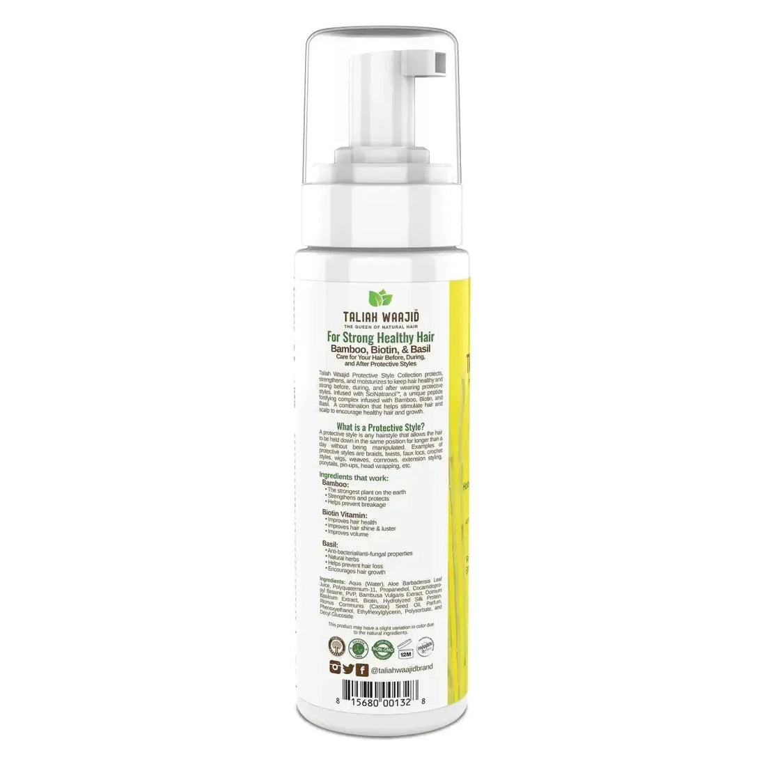 Taliah Waajid Protective Styles Set And Shine Mousse 8 oz - gtwtoporld.com