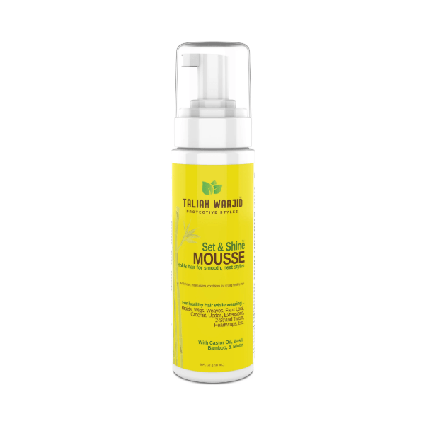 Taliah Waajid Protective Styles Set And Shine Mousse 8 oz - gtwtoporld.com