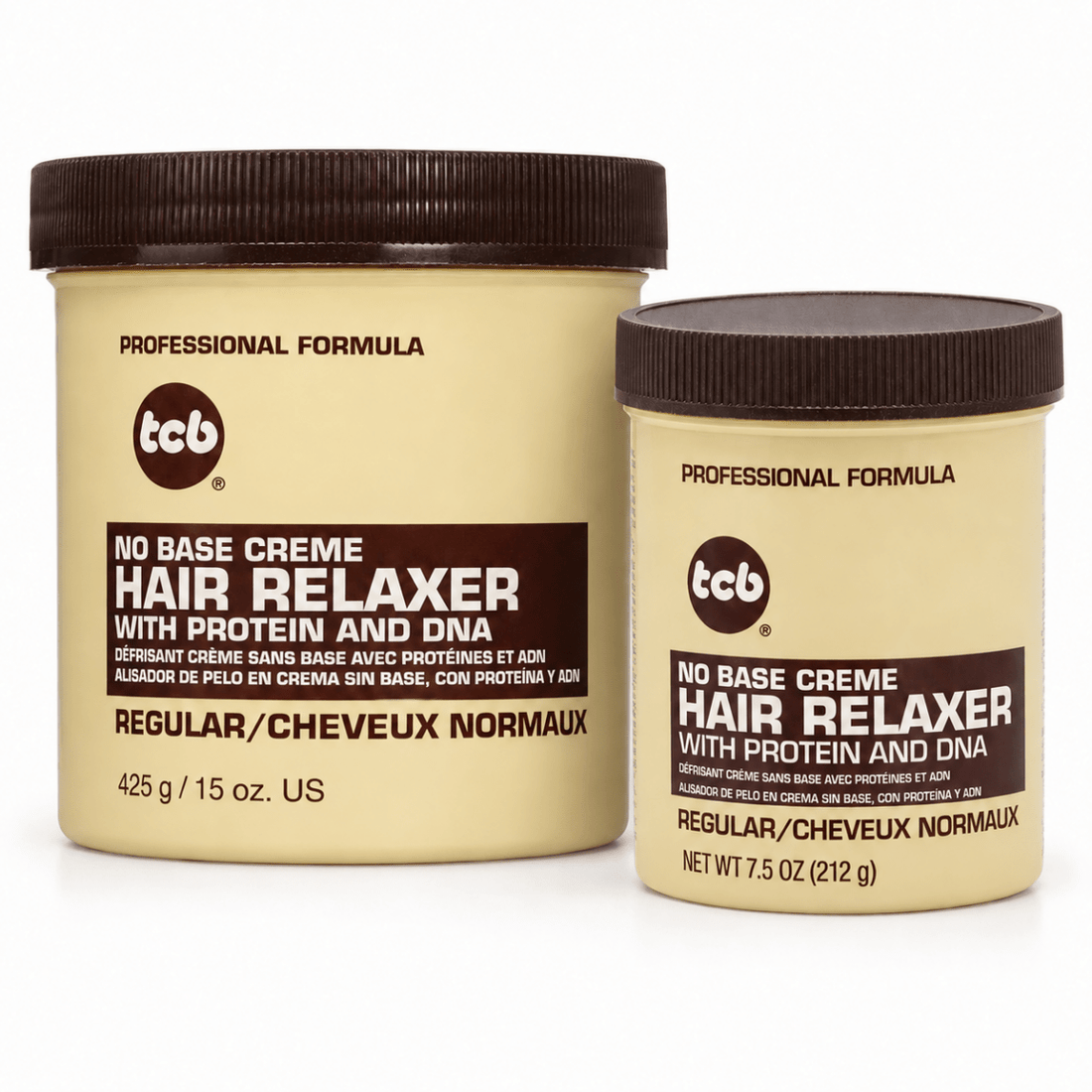 TCB No Base Creme Hair Relaxer Regular (7.5 /15) oz - gtwtoporld.com