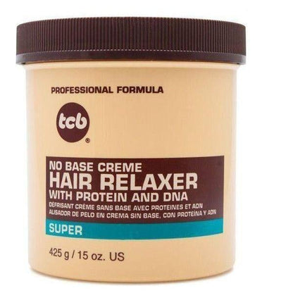 TCB No Base Creme Hair Relaxer Super (7.5 /15) Oz - gtwtoporld.com