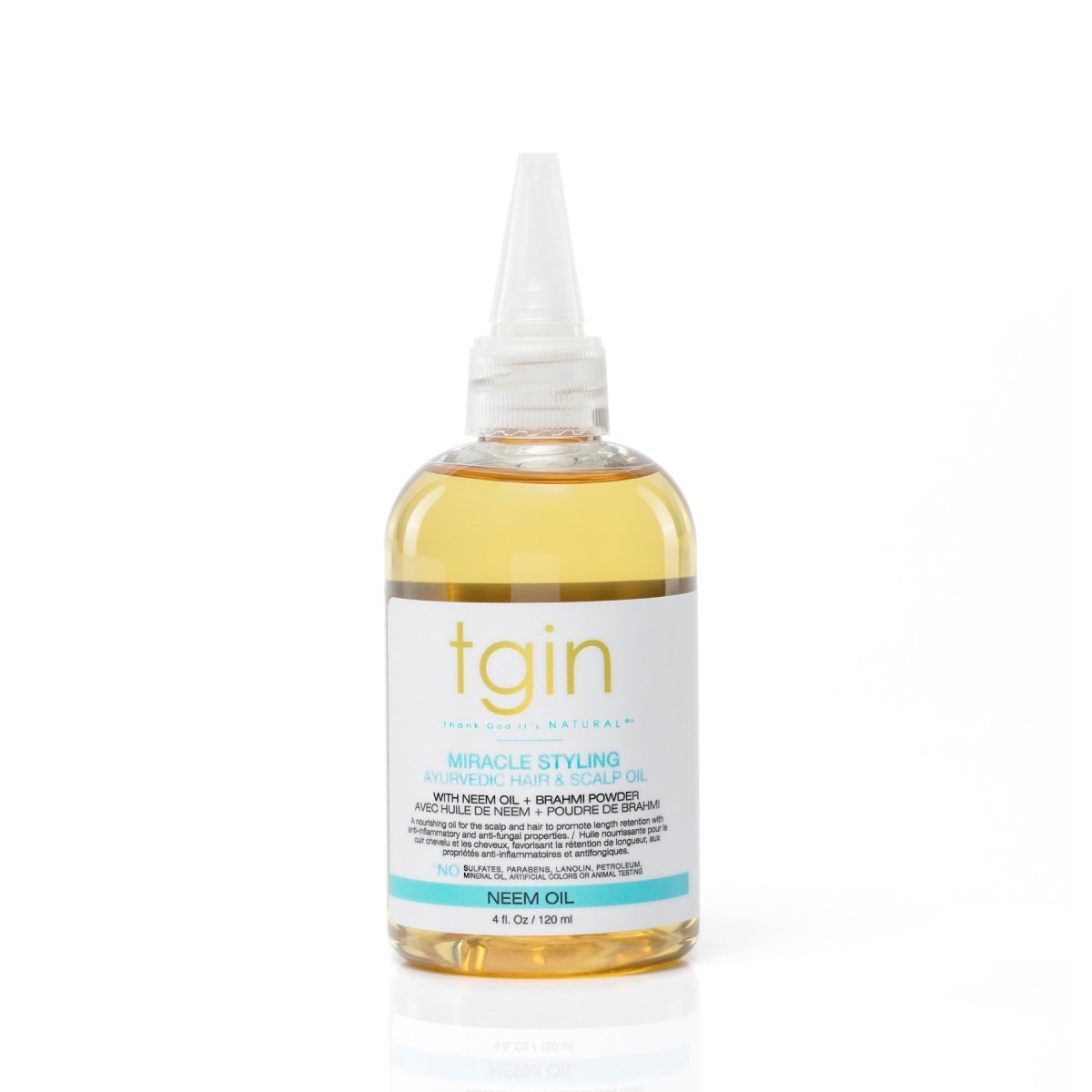 Tgin Miracle Styling Ayurvedic Hair &amp; Scalp Oil 4oz - gtwtoporld.com
