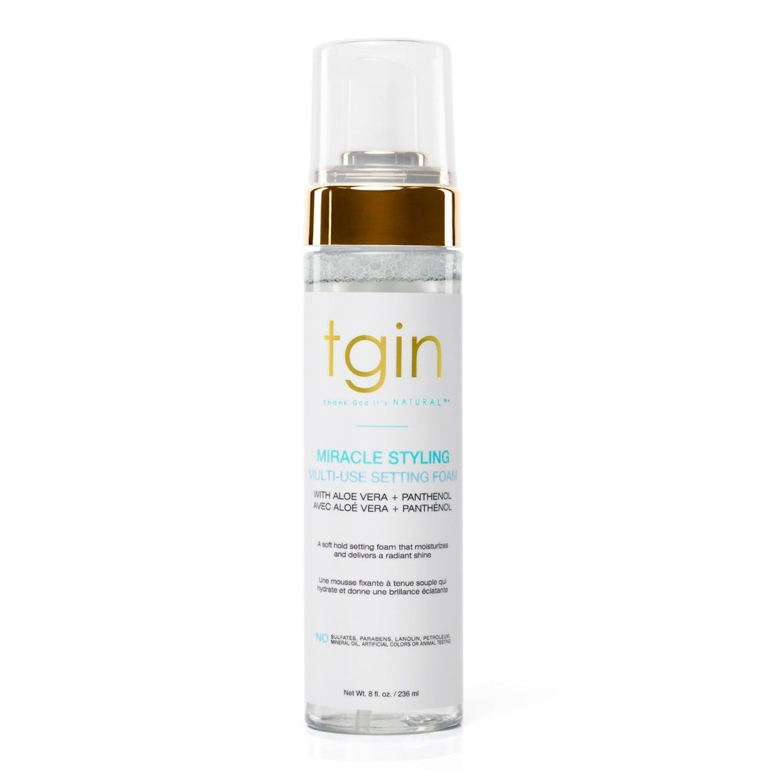 Tgin Miracle Styling Multi - Use Setting Foam 8oz - gtwtoporld.com